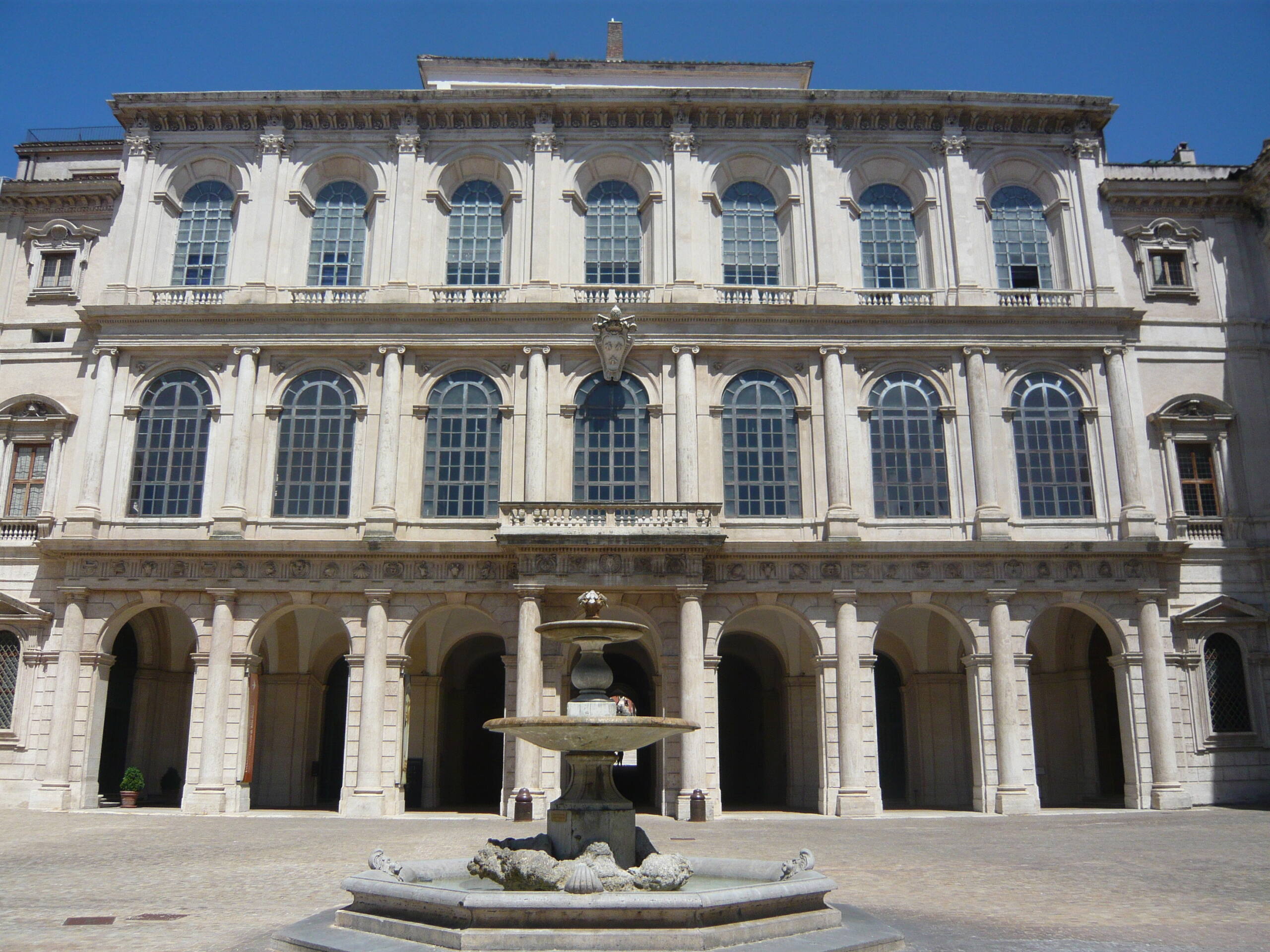 ¿Cuándo tuvo lugar la división del Palacio Barberini?