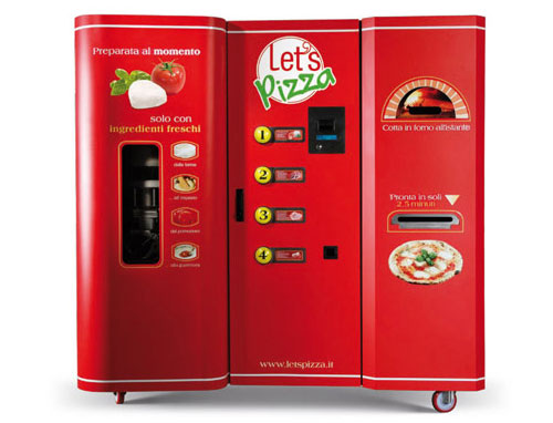 ¿Cuánto cuesta una máquina expendedora de pizza?