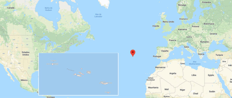 ¿Dónde se encuentran las islas Azores?