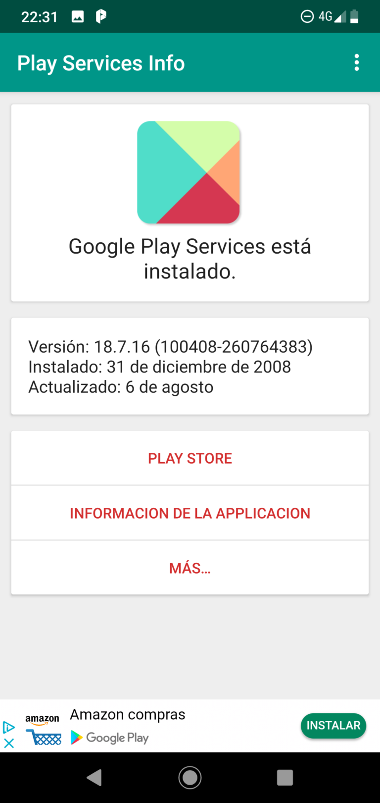 ¿Eliminar los servicios de Google Play y las actualizaciones de Google Play?